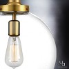 Urban Ambiance Luxury Vintage Pendant,  15"H x 12"W,  Native Brass Finish, UHP2645 - 4 of 4