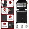 5-Drawer Rolling Tool Box, Heavy Duty 2-Piece Detachable Cabinet with Locking Wheels, Mechanic's Tool Storage for Garage/Workshop, Black - 4 of 4