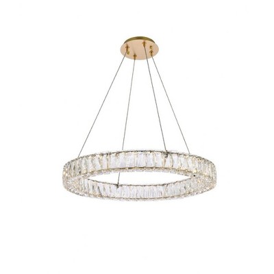 Elegant Lighting Monroe 1 - Light Pendant in  Gold