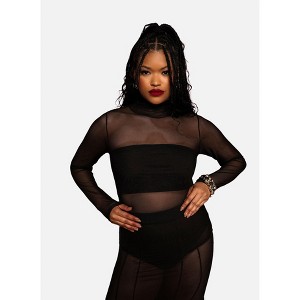 Rebdolls Women's Virginia Mesh Bodysuit w. Bralette - 1 of 4