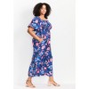 Avenue Women's Plus Size Annabelle Print Jumpsuit - 4 of 4