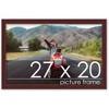 PosterPalooza | Classic Modern Brown Picture Frame - UV Acrylic, Backing Board, Hanging Hardware Included - 3 of 4