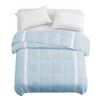 Puredown Lightweight Oversized White Down Blanket for Hot Sleepers, Breathable Mesh Design - 4 of 4