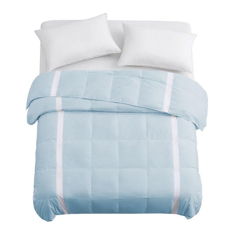Puredown Lightweight Oversized White Down Blanket for Hot Sleepers, Breathable Mesh Design, 4 of 5
