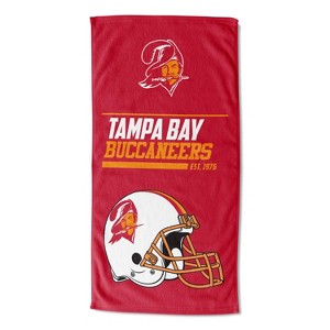 30"x60" NFL Tampa Bay Buccaneers 40 Yard Dash Legacy Printed Beach Towel - 1 of 3