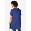 Woman Within Plus Size Embroidered Eyelet Pintucked Tunic - 3 of 4