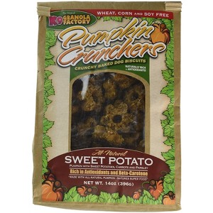 K9 Granola Factory Pumpkin/Sweet Potato with Carrot and Parsley Crunchers, 14 Ounces Per Pack - 1 of 3