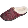 Roxoni Women's Knitted Clog Slippers – Fleece-Lined, Warm, and Cozy House Slippers - 4 of 4