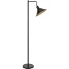 Cal Lighting 60 Watt Campana Metal Downbridge Floor Lamp in Black - 3 of 4