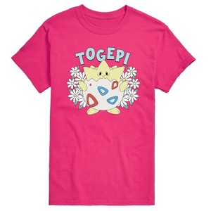 Men's - Pokémon - Floral Togepi Short Sleeve Graphic T-Shirt - 1 of 3