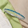 Ross-Simons 12.00 ct. t.w. London Blue Topaz Tennis Bracelet in Sterling Silver - 4 of 4