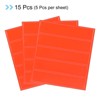 Unique Bargains High Visibility Washable Warning Safety Reflective Stickers 15 Pcs - 3 of 4