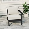 WestinTrends  Avalon Outdoor Patio HDPE Right Arm Facing Sectional Corner Club Chair with Patio Cushions - 2 of 4