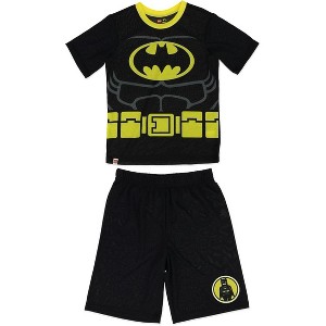 LEGO Batman Little/Big Boys’ 2-Piece Polyester Pajama Short Sets - 1 of 4