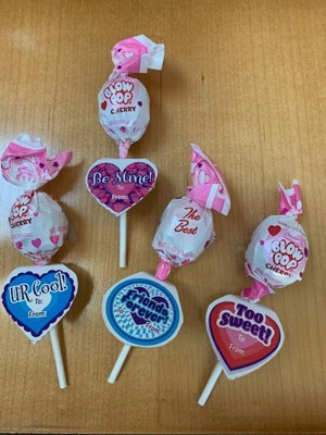 Blow Pops Valentine's Day Classroom Exchange Bubble Gum Pops