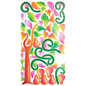 Slickblue Fairy Tree Vinyl Wall Decals – Removable Stickers for Smooth Surfaces and Magical Home Décor, 13" x 23.5" - 1 of 3