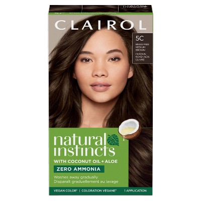 Natural Instincts Clairol Demi-permanent Hair Color Cream Kit - 5c ...