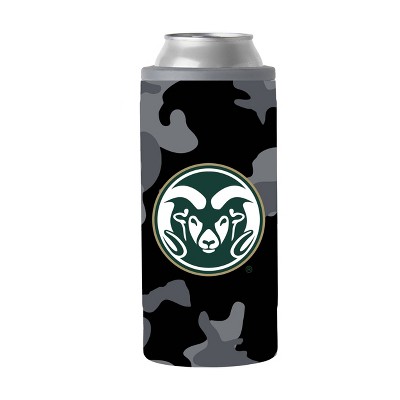 NCAA Colorado State Rams 12oz Black Camo Slim Can Cooler