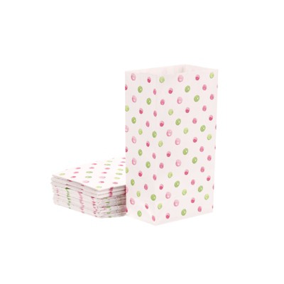 Unique Bargains Paper Gift Bag Pack Bubbles Storage Bag for Party Favor 50 Pcs