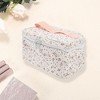 Unique Bargains Women's Floral Square Travel Cosmetic Bag 1 Pc - 3 of 3