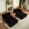 Bedroom Comfort: Fluffy, Assembled Loveseat - 3 of 4