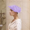 Unique Bargains Women Reusable Shower Cap for Bathroom Hotel 1 Pc - 4 of 4