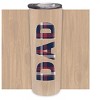 Elanze Designs Dad Plaid Natural Woodgrain 20 ounce Stainless Steel Travel Tumbler - image 2 of 4