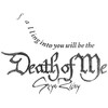 Smile Logo, Death of Me, Skye Riley Signature on White Short Sleeve Adult Crop T-Shirt - 3 of 4