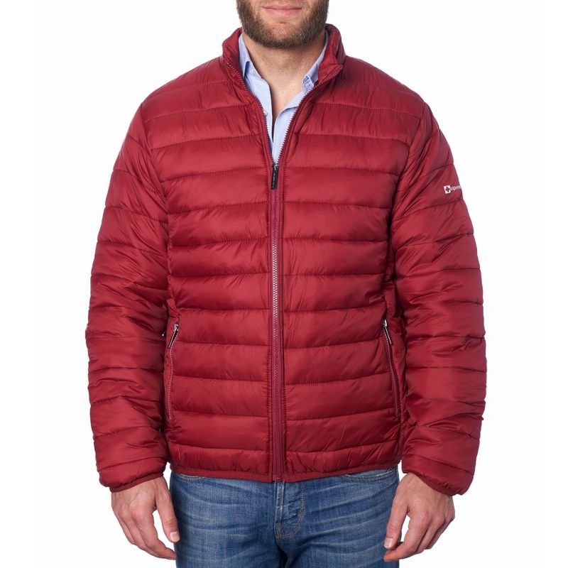 Alpine Swiss Niko Mens Down Alternative Jacket Puffer Coat Packable Warm Insulation & Lightweight, 3 of 9