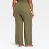 Women's Sweater Wide-Leg Pajama Pants - Auden™ - 2 of 3