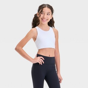 Girls' Strappy Sports Bra - All In Motion™ - 1 of 3