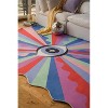 Lany Space Jessica Miller Colorful Lazer Rays Eye Rug - 3 of 4