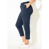 Catherines Women's Plus Size Suprema Studio Slim Leg Zip Pant - 4 of 4