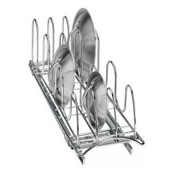 Lynk Professional Slide Out Pan Lid Holder - Pull Out Kitchen Cabinet Organizer Rack