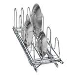 Lynk Professional Slide Out Pan Lid Holder - Pull Out Kitchen Cabinet Organizer Rack
