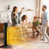 SUGIFT Space Heater for Indoor Use 1500W Electric Tower Heater 26" Oscillating Ceramic Heater with Remote - 2 of 4