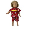 Doll Clothes Superstore Red Kitty Pajamas For Our Generation American Girl My Life Dolls - 3 of 4
