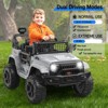 Jojoka 12V Ride on Truck Car for Kids, Battery Powered Electric Toys Vehicles with Remote Control, Spring Suspension, Lights, Bluetooth, 2 Speeds - 4 of 4