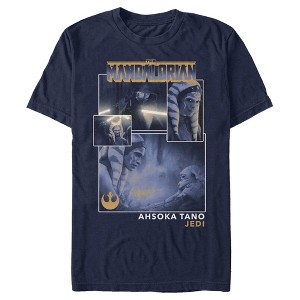 Men's Star Wars The Mandalorian Ahsoka Tano Jedi Collage T-Shirt - 1 of 4
