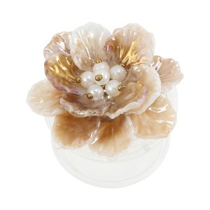 Unique Bargains Shell Flower Phone Grip 1 Pc - 1 of 4