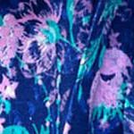 purple floral - 5 ft 5 in & taller