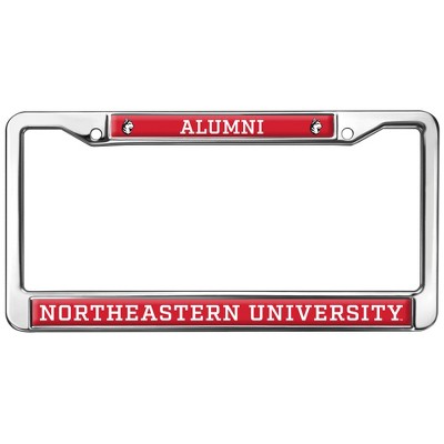 Northeastern University Alumni Full Size Standard License Plate Metal Frame