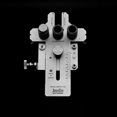 JessEm 08357 1/2" Stainless Dowelling Jig with Angle