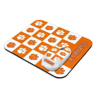 NCAA Clemson Tigers Mouse and Mousepad Set