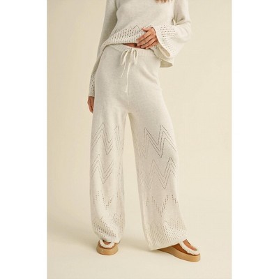 Women's Crochet Knitted Pant - MIOU MUSE