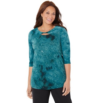 Catherines Women's Plus Size Starlight Top
