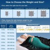 Reversible Weighted Blanket, Cooling Heavy Blanket for Adults, Twin Size 15lbs, 48''x72'', Black - 3 of 4