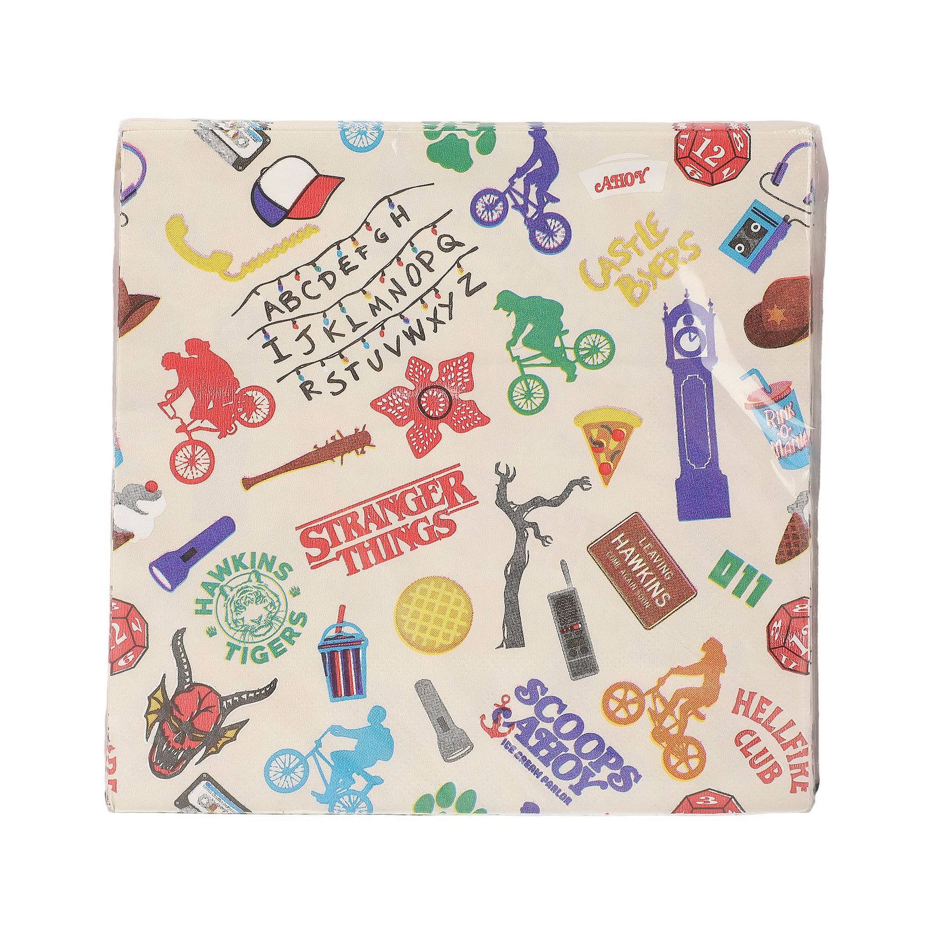 Packed Party Stranger Things 16ct Napkins