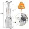 Whizmax Outdoor Propane Patio Heater, 48,000 BTU Portable Outdoor Heater for Large Spaces, Outdoor Parties, Backyards and Gardens - 3 of 4
