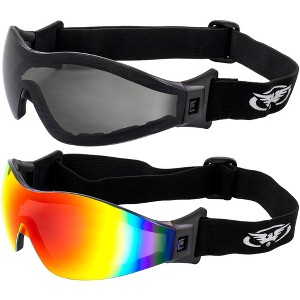 2 Pairs of Global Vision Eyewear Z33 Safety Motorcycle Goggles - 1 of 4